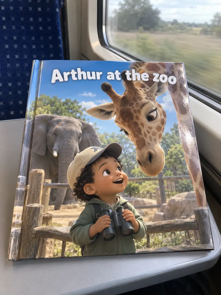 ספר ילדים מודפס: Arthur at the zoo